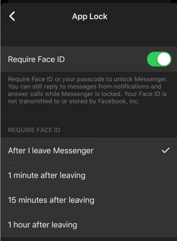Facebook Messenger 將支援 Face ID 或 Touch ID 解鎖