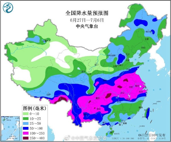 【內地水災】新一波暴雨來襲 中國長江流域恐再下 10 天雨
