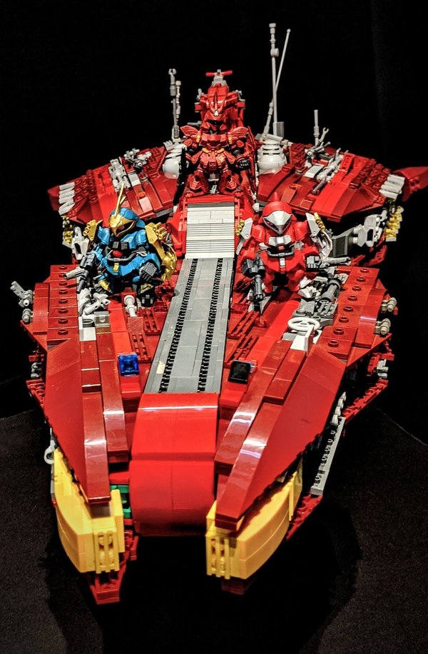日本LEGO迷 自製高達戰艦