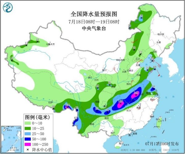 【三峽水庫】中央氣象台預測周末湖北武漢大暴雨  料長江上游水位將上升