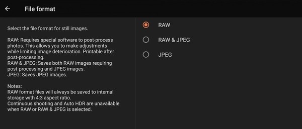 Sony Xperia 1 II 即將支援拍攝 RAW 相片