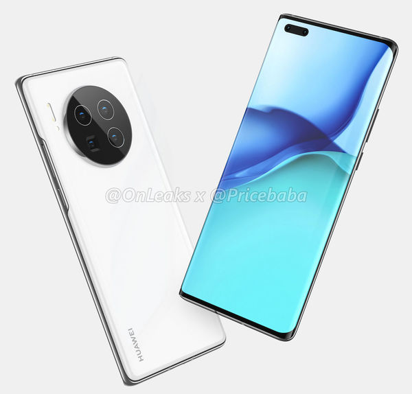 HUAWEI Mate 40 Pro 外形流出 瀑布屏加圓形四鏡頭