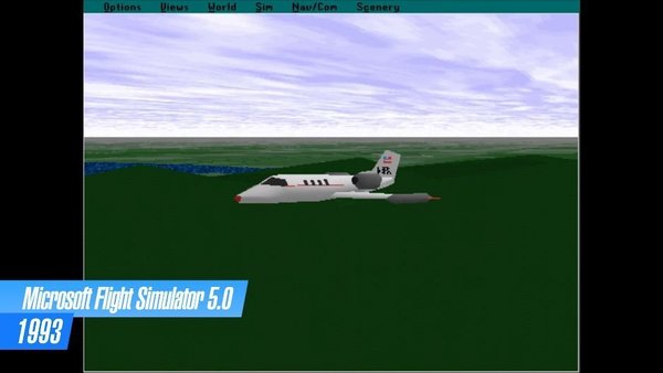 38年畫質回顧 Microsoft Flight Simulator 
