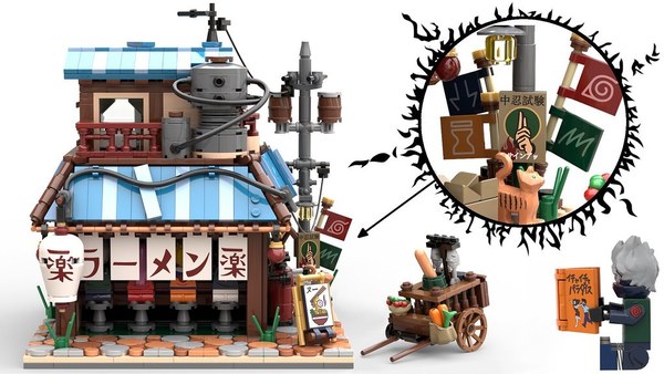 LEGO IDEAS《火影忍者》一樂拉麵達標！配件超多可玩性十足