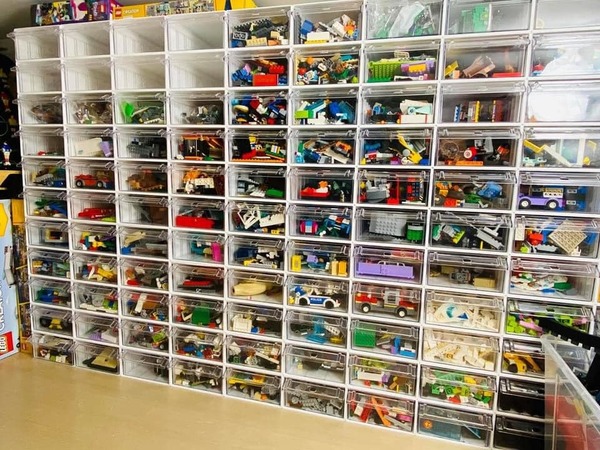 港媽淘 110 個抽屜製作 LEGO 遊戲房！網民大讚：超整齊