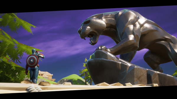 玩家遊戲內悼念Chadwick Boseman Fortnite現「黑豹」雕像