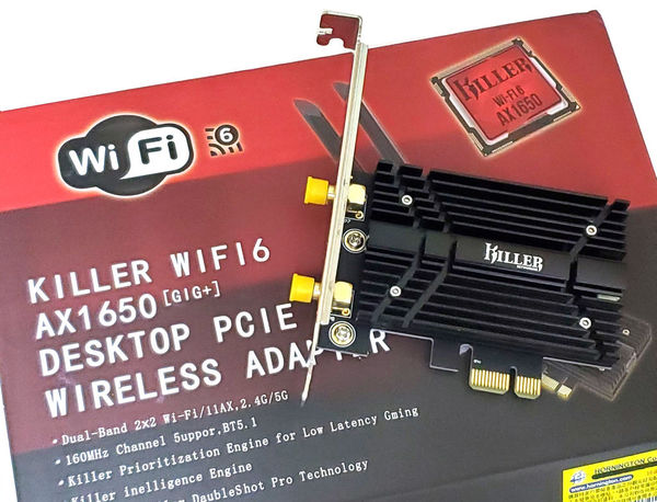 Killer Wi-Fi 6 無綫網絡卡！現身盛惠 ＄499！