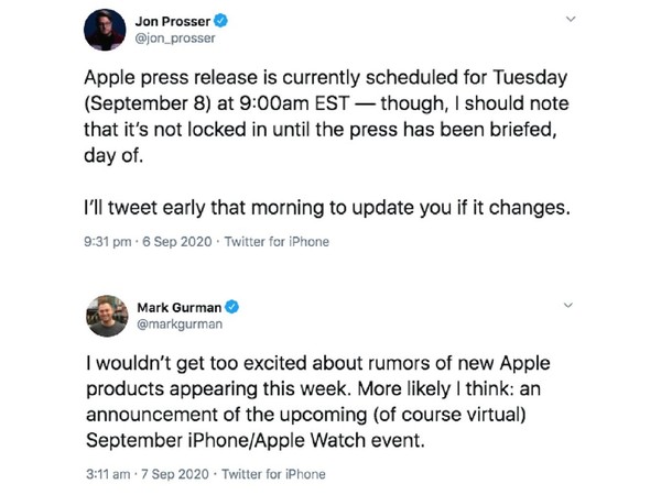 傳 Apple 周二發新聞稿暗示新產品或發布會日期？