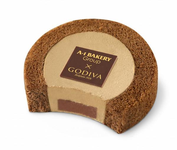 GODIVA x A-1 Bakery 生巧克力焙茶卷蛋糕  期間限定兼送優惠券