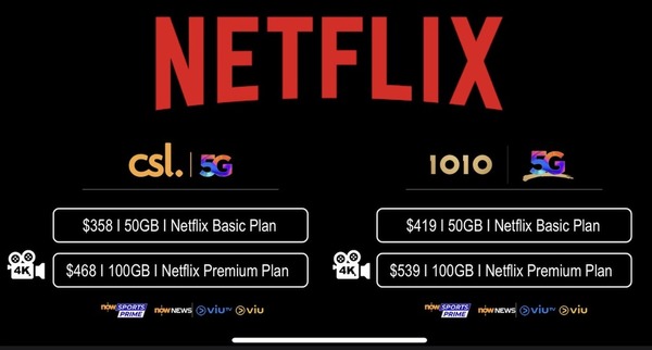 CSL 5G 計劃包睇 Netflix  同場加推 AI 手機回收 Plus 服務