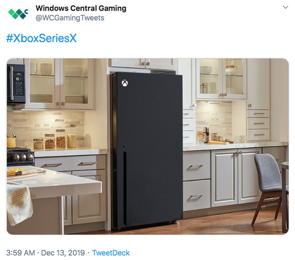 迷因改圖成官方宣傳 Xbox Series X實物大雪櫃