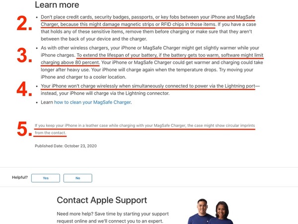 Apple 公布 MagSafe 充電器 5 大注意事項  用於皮革保護套或留痕？