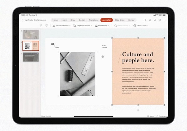 iPad 文書處理體驗升級！Microsoft Office 支援觸控板