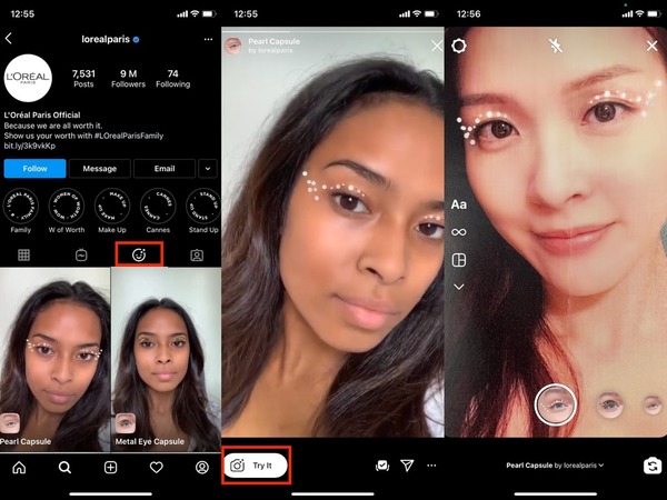 【試用】L’Oreal 推 Signature Face 虛擬試妝平台  開 IG．Snapchat 有得玩