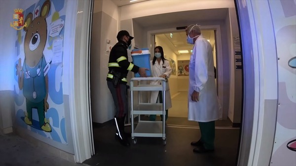 意大利警方用林寶堅利運送腎臟 兩小時到達比正常快一倍