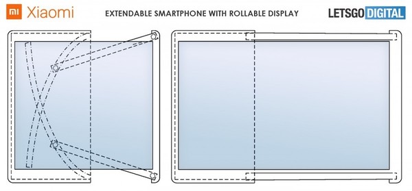 小米捲屏智能手機專利曝光 採用前後屏幕設計