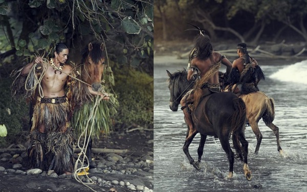英攝影師紀錄地球上最偏遠部落  靠騎馬代步不受科技影響