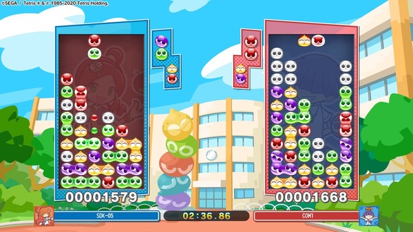 兩大益智遊戲結合 Puyo Puyo Tetris 2