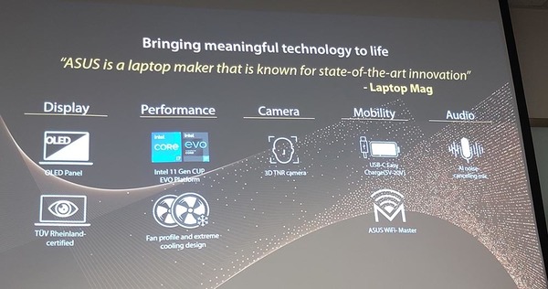 ASUS 香港全新 ZenBook 系列 配 11 代 CPU 輕至 980g 倪晨曦代言演繹時尚奢華