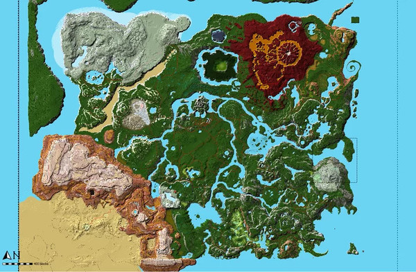 Minecraft達人製作  重現曠野之息地圖