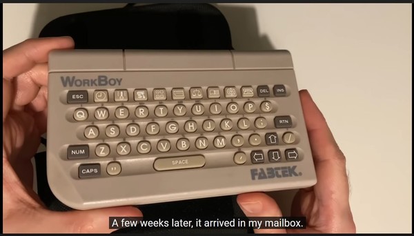 未曾發售GameBoy配件 WorkBoy鍵盤個人助理