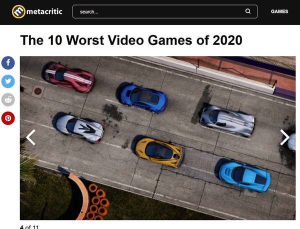 2020十大廢GAME Metacritic公布名單