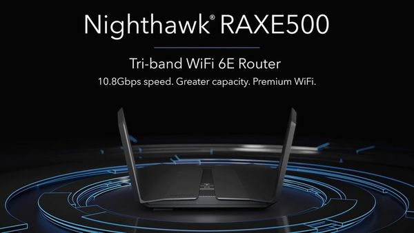 NETGEAR 發布 Nighthawk RAXE500！Wi-Fi 6E 對應‧10.8Gbps 極速！