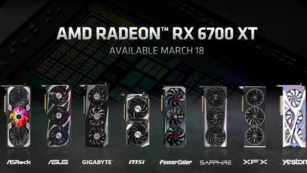 AMD Radeon RX 6700 XT 發布！硬撼 GF RTX 3070！