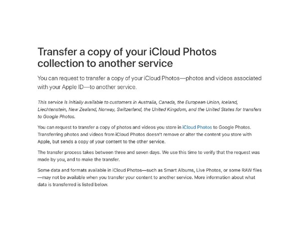 【新功能】Apple iCloud 檔案可轉存至 Google Photos