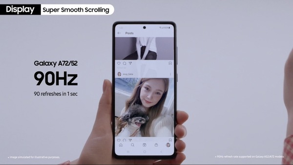 Samsung Galaxy A52．A72 登場  攝力顯力全升級