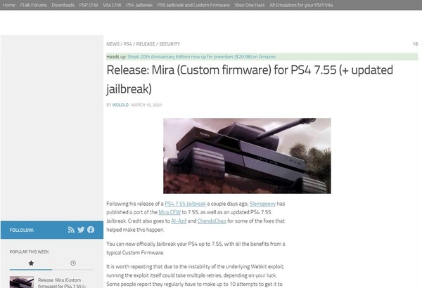 【遊戲熱話】Jailbreak越獄成功 PS4韌體再遭破解