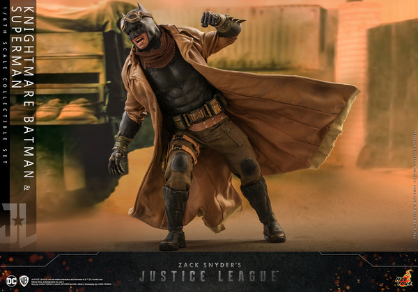 【宅玩意】薩克薛達之正義聯盟 HT夢魘蝙蝠俠黑衣超人套裝