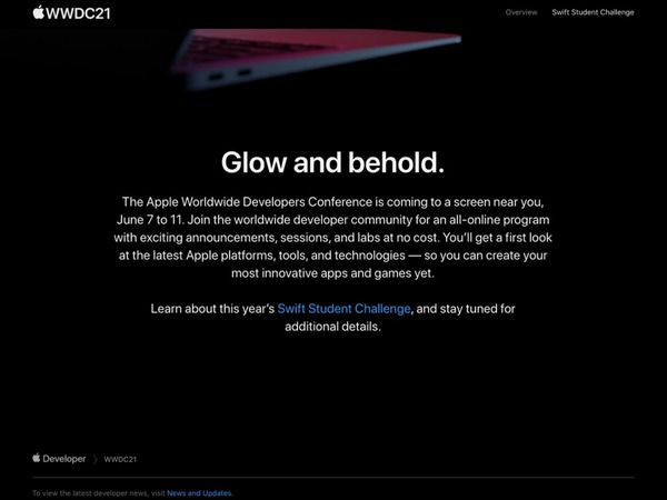 Apple WWDC 確定 6 月 7 日舉行  網上發布．傳推 AR 眼鏡