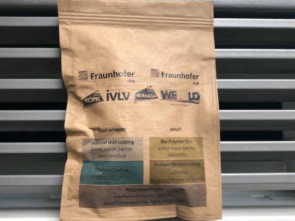 【德國科研】可回收生物活性紙袋登場 代替保鮮紙或膠袋包裝食物