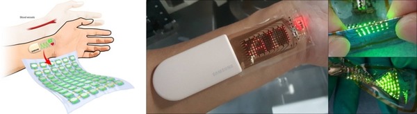 Samsung 研發可申縮 OLED 電子皮膚顯示器  可更準確測量心率．血壓