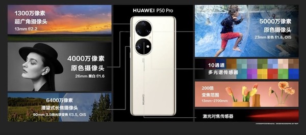 【僅得 4G!?】HUAWEI P50 Pro 終發布！黑白及彩色 Leica 再現攝力 