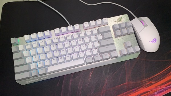 【打機裝備】STRIX Scope NX TKL‧Impact II 信仰月光白系列 