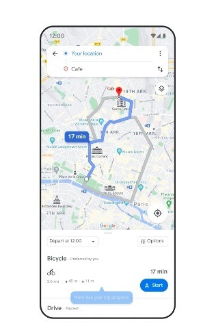 幫單車友踢走無謂資訊  Google Maps 將推 Lite 版導航