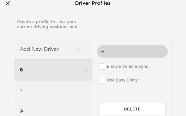 【e＋車路事】Tesla 又有新功能 司機個人檔案將放上雲端