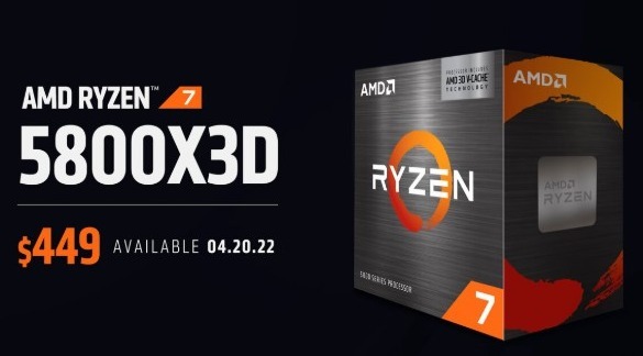 AMD Ryzen 7 5800X3D 定價確認！最強電競處理器 4‧20 開賣！