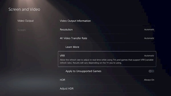 PS5 本周加入 VRR 可變更新率技術！附支援遊戲清單！