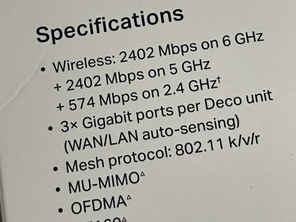 【實測】TP-Link Deco XE75！6GHz Wi-Fi 6E Mesh 直連！