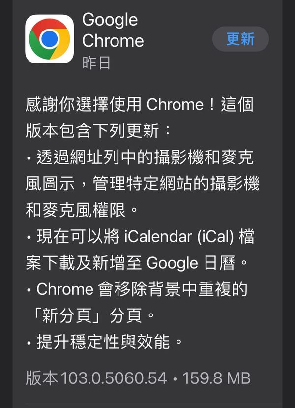 【實測】Chrome 103 新版發布！網頁載入速度大提升！