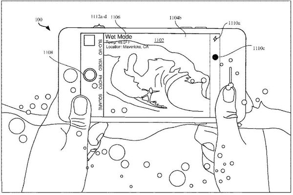 Apple 申請 iPhone 新專利！手濕照可玩手機！