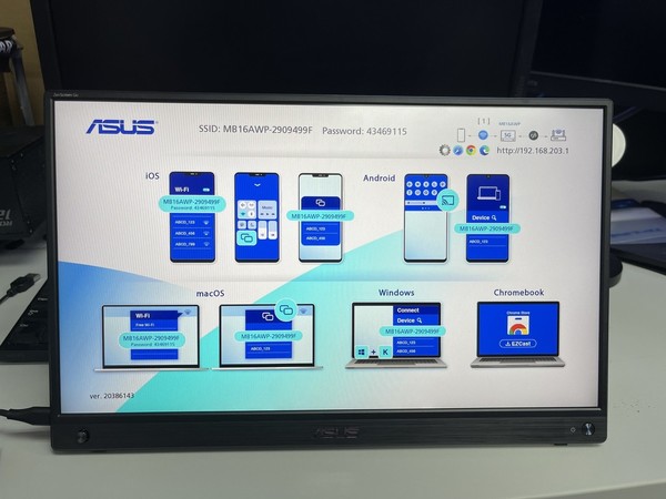 【實測】ASUS ZenScreen GO MB16AWP！對應 USB Type-C‧mini HDMI‧無線投影超方便！