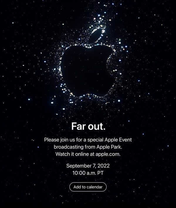 Apple iPhone 14 將於 9 月 7 發布！拆解邀請函「Far Out」主題暗示