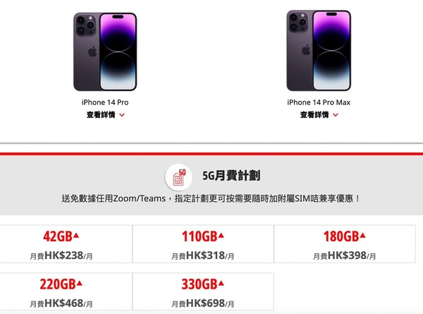 SmarTone x iPhone 14 計劃同一價錢買更大容量！機價最多激減 HK$1700