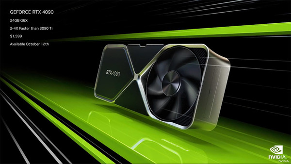 NVIDIA 發布 RTX 4090！全球最快電競 GPU 登場！
