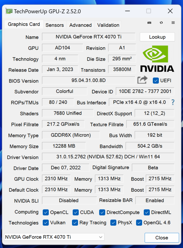 NVIDIA GeForce RTX 4070 Ti 實測！高效省電‧力挑 RTX 3090 Ti！