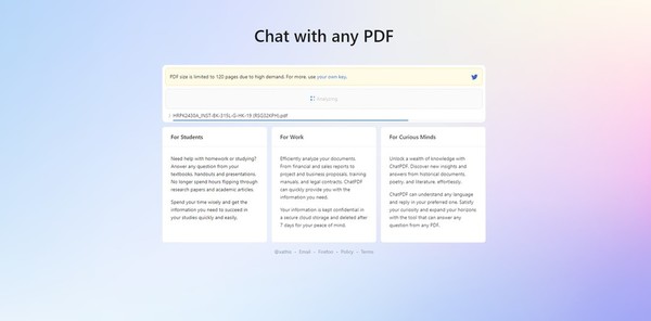 AI 秒速理解 PDF 文件 ChatPDF 活用勁慳時間